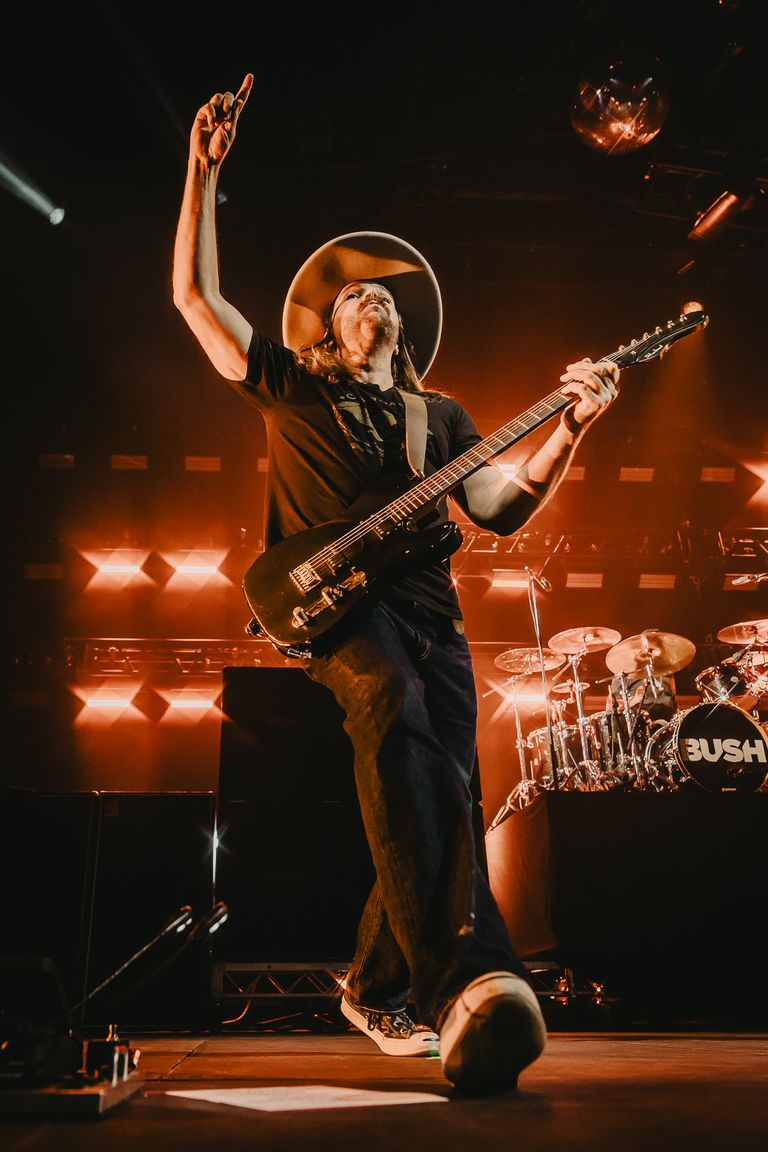 Bush performing live at AEC Theatre in Adelaide